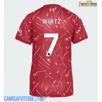Camisa de time de futebol Liverpool Florian Wirtz #7 Replicas 1º Equipamento Feminina 2026-27 Manga Curta